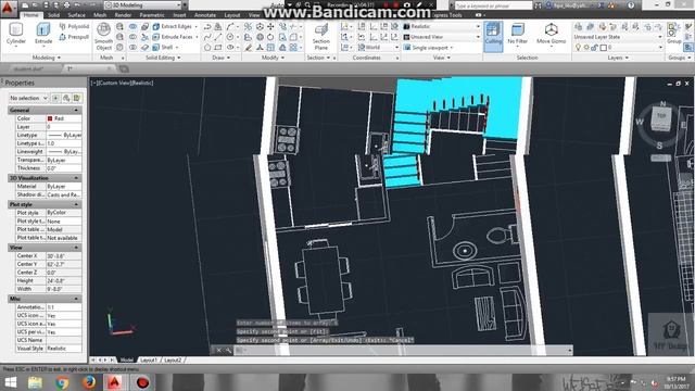 AutoCAD- LECTURE 7 3D MODELING B смотреть онлайн
