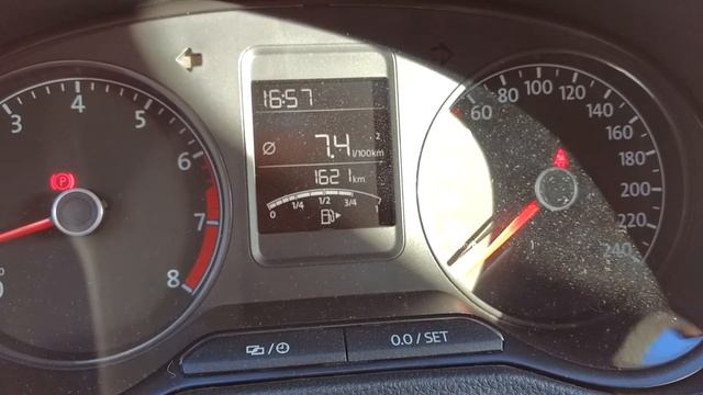 Показания на VW Polo Sedan CWVB мкпп смотреть онлайн