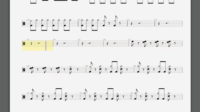 Metallica   No Remorse Drum Tablature