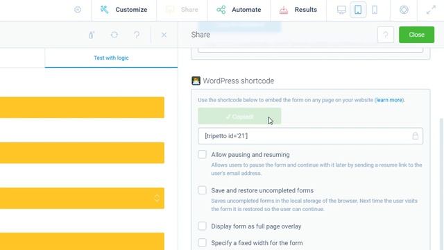 How to embed using the shortcode from the Tripetto WordPress plugin смотреть онлайн
