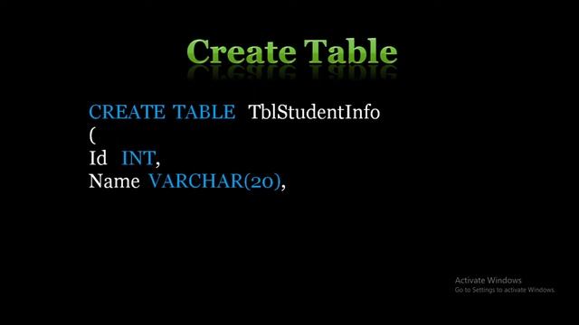 #2 SQL Tutorial icode | Create Database | Create Table | Data Type смотреть онлайн