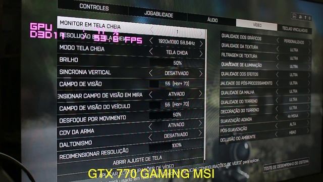 TESTE DE FPS GTX 970 vs GTX 770 смотреть онлайн