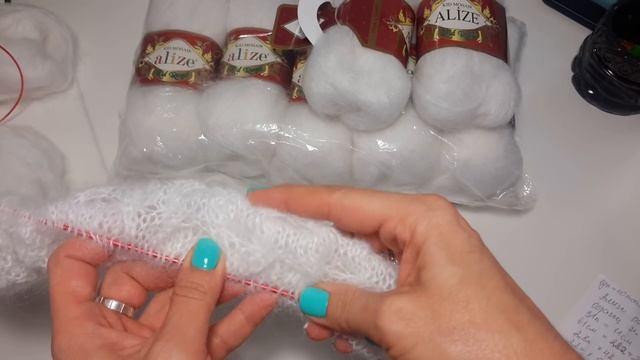 Белый кардиган из Alize Kid Mohair / Кид Мохер. Небольшая печалька. ? смотреть онлайн