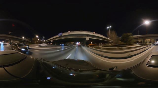 Virtual City 360° Christmas Homeward For Oculus Quest｜VR 360 5.7K｜drive｜music｜relax｜Oculus Quest