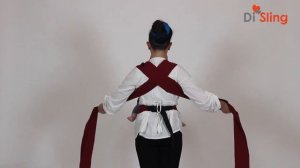 Май-слинг Di Sling. Намотка для ребенка 5 мес +