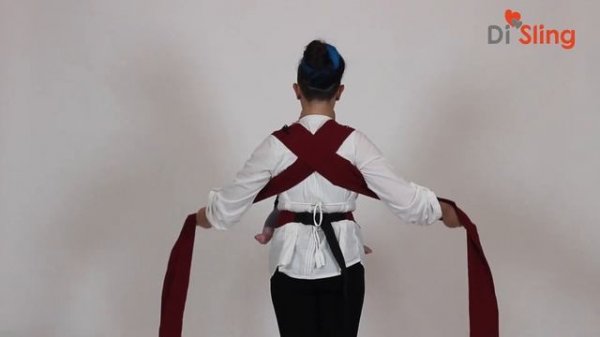 Май-слинг Di Sling. Намотка для ребенка 5 мес +