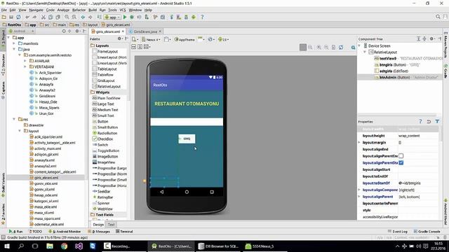 Mobil Restaurant Otomasyonu (Android) смотреть онлайн