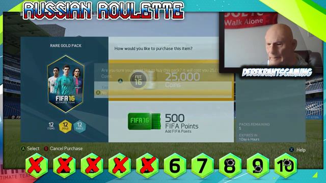 25K PACKS RUSSIAN ROULETTE!! - FIFA 16 смотреть онлайн