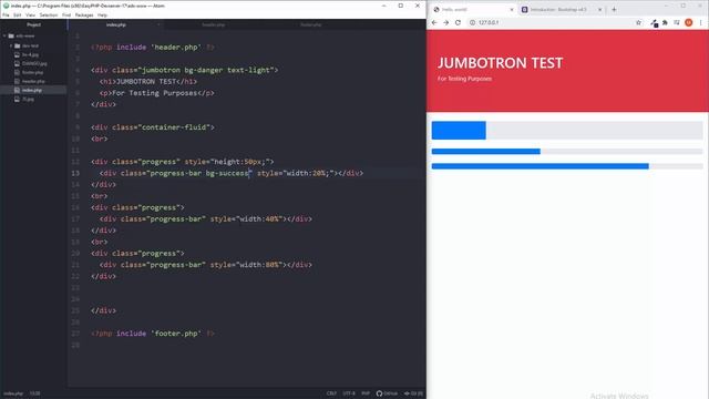 Bootstrap 5 - 11 - Progress Bars смотреть онлайн