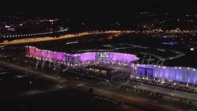 D-Log. Sochi, Russia. Hotel Omega Sirius. Sirius Science and Art Park. University. Night illuminati смотреть онлайн