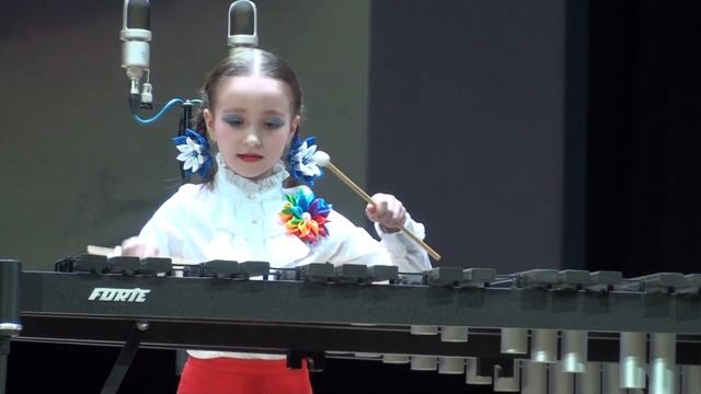 Камилла КРУГЛОВА (7 л.) - Полька "Анна" (Иоганн Штраус) на ксилофоне под аккомпанемент фортепиано смотреть онлайн