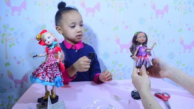 EVER AFTER HIGH Распаковка СИДЕР ВУД. Обзор на русском. CEDAR WOOD unboxing смотреть онлайн