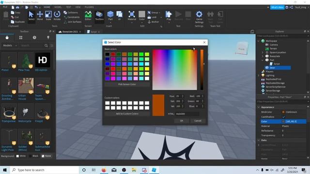 Basic Properties in Roblox Studio смотреть онлайн