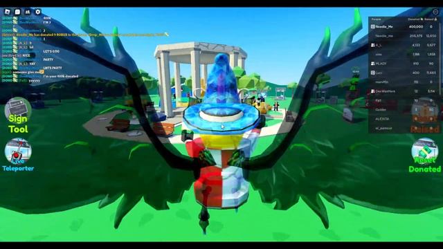 Roblox: Needle_Me donates 400K in Donate Me смотреть онлайн