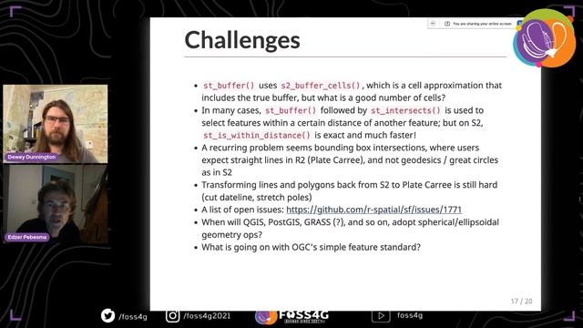 FOSS4G 2021 - Open source geometry on the sphere using S2 Geometry and R смотреть онлайн
