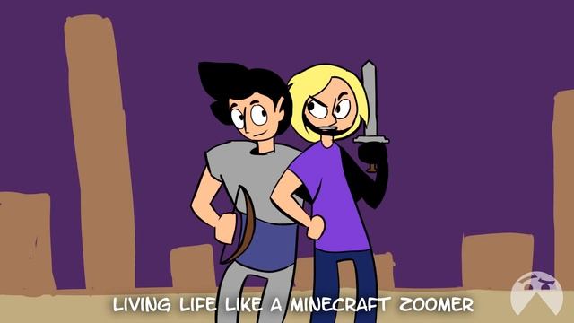 Minecraft Boomer VS Zoomer FULL SONG (Dexter Manning & DAGames) смотреть онлайн