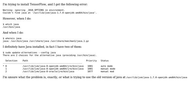"Couldn't find java at" error, when Java exists смотреть онлайн