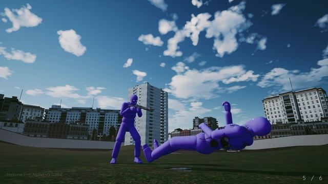 PROJECT HEXANE! Very Realistic Physics! Active Ragdoll and Brutal Kills! #4 смотреть онлайн