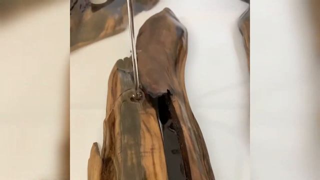 Заливка эпоксидной смолы (стол из эпоксидной смолы) смотреть онлайн