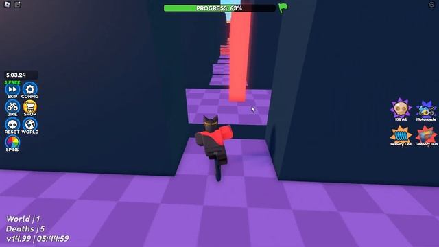Roblox bike obby speedrun: 10.04.14 смотреть онлайн