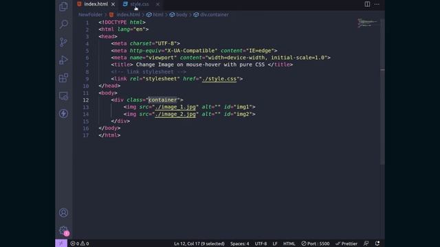 Change Image on Mouse Hover. Using pure CSS смотреть онлайн