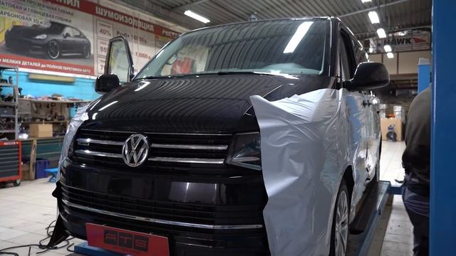 Volkswagen Multivan T6 2020 г.в. с выдвижными подножками ATS смотреть онлайн