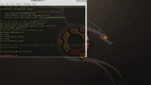SQL-Map Cookie Injection K-Linux смотреть онлайн
