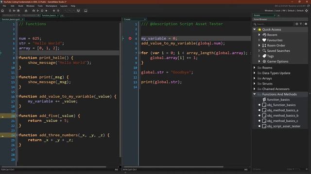 Script Assets [GameMaker Studio 2.3] смотреть онлайн