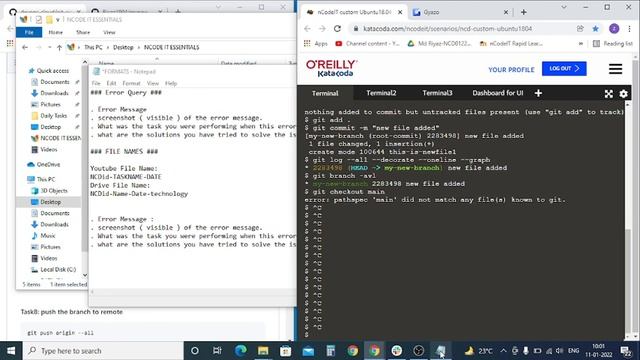 NCD0122H029 RIYAZ GIT HANDS ON 11 01 2022 смотреть онлайн
