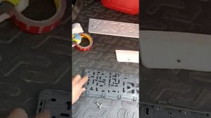 устраняем шум ( дребезжание) рамки номера