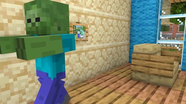 Monster School : Baby Zombie Is Abandoned - Sad Story - Minecraft Animation смотреть онлайн