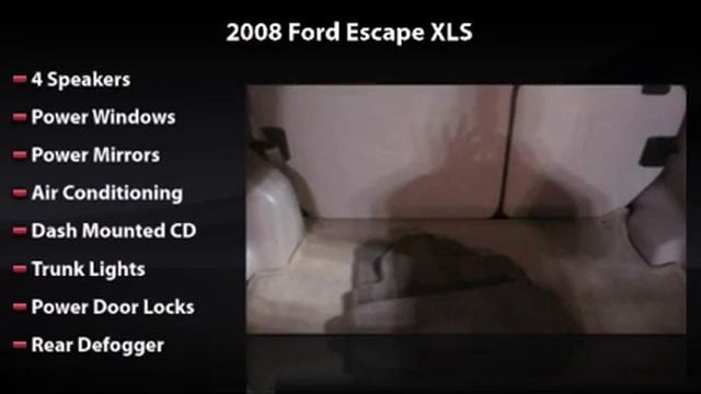 2008 Ford Escape XLS смотреть онлайн
