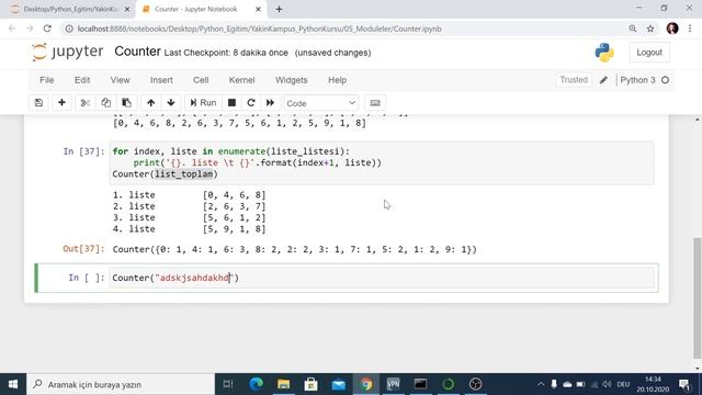 Python Dersleri #33 | collections (Counter) Module'ü смотреть онлайн