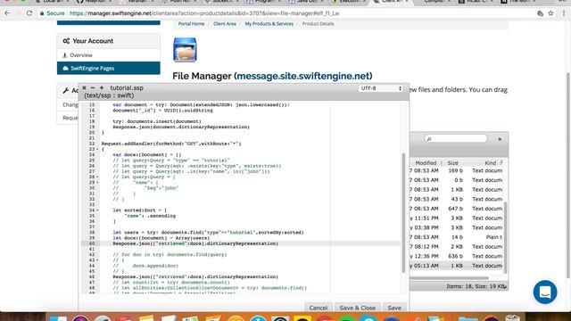 MongoDB Query Data With SwiftEngine (II)