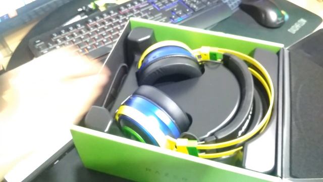 Unboxing Headset gaming Razer Nari Ultimate lucio edition смотреть онлайн