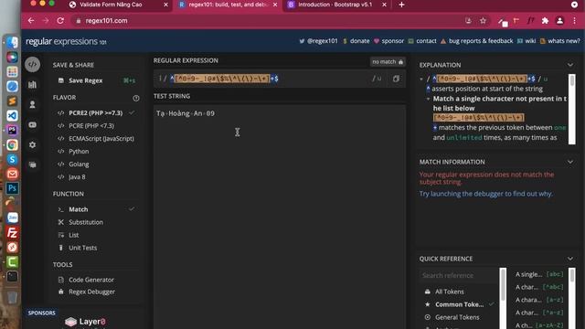 Khoá học PHP Nâng Cao - Bài 21: Validate Form nâng cao sử dụng Regular Expression смотреть онлайн
