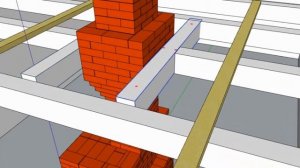 Труба печи попадает в балку что делать?