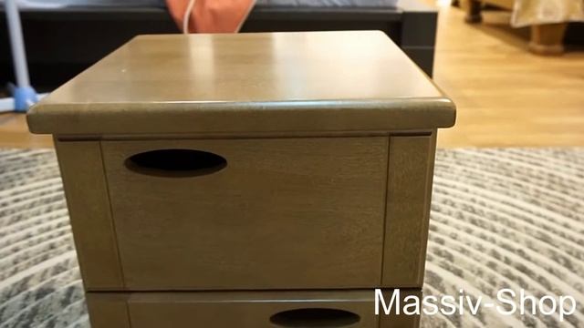 Прикроватная тумба из массива дерева на заказ.avi смотреть онлайн