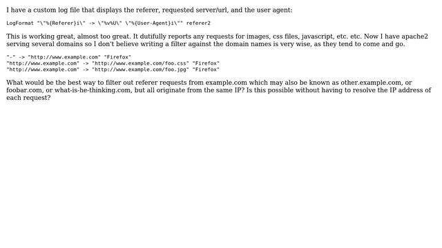 DevOps & SysAdmins: Apache2 Referer Log - filtering my own server referers (2 Solutions!!) смотреть онлайн