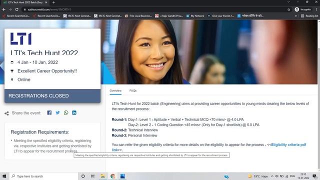 LTI Off-Campus Hiring-2022 | Not Got Approval | Error | Eligibility Criteria | Must Watch 2022 BATC смотреть онлайн