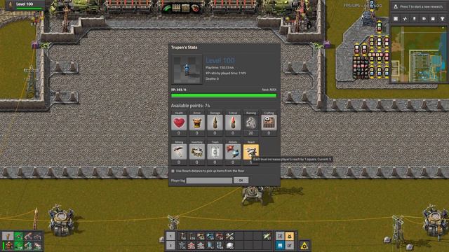 37. Мод RPG System - добавь РПГ в Факторио. смотреть онлайн