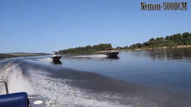 Алюминиевый катер Neman 500DCM Неман с мотором Mercury F60 ELPT EFI
