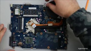 acer Aspire 7750 shutdown, replace thermalpaste, upgrade ram + hard drive
