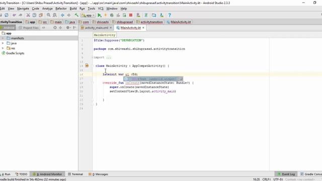 Kotlin with Android -6.Display TextView as User's EditText смотреть онлайн