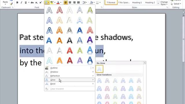 Word2010TextFormatting Video смотреть онлайн