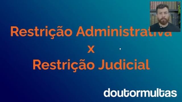Veículo Com Restrição: Possíveis Causas e Como Realizar a Consulta смотреть онлайн