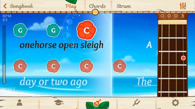 How to play ukulele - Interactive ukulele lesson for Jingle Bells смотреть онлайн