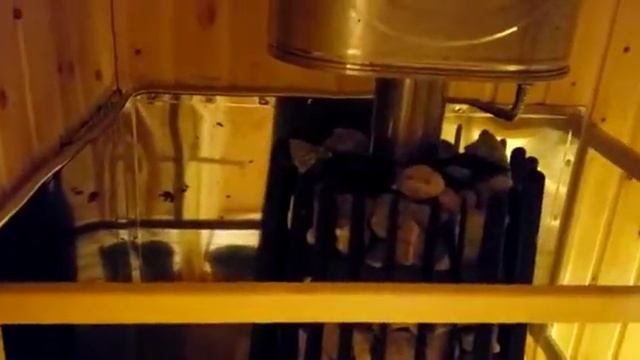 Моя парилка из КЕДРОВОГО дерева с лучшей печью Grild cometa Venga в Рощино смотреть онлайн
