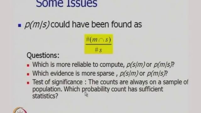 Mod-01 Lec-06 Noisy Channel: Argmax Based Computation смотреть онлайн