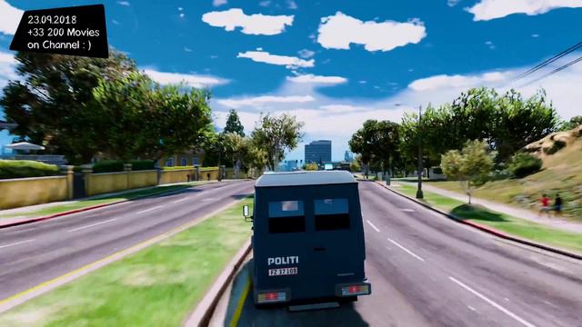 Mercedes Vario - Danish Police Riot Van Grand Theft Auto V GTA V ? I go to 40K SUBS ;) _REVIEW смотреть онлайн